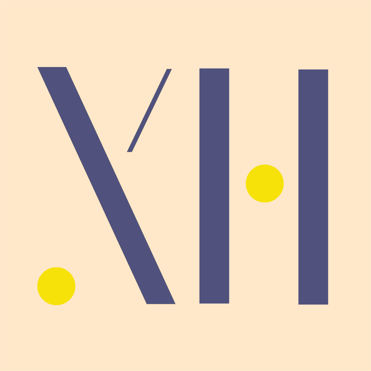 XH personal brand logo
